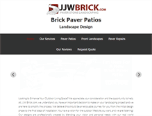 Tablet Screenshot of jjwbrick.com